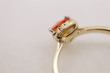 画像をギャラリービューアに読み込む, K18YG マンダリンガーネット リング 13号