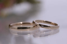 画像をギャラリービューアに読み込む, ストレートシンプル結婚指輪どれを選んでも２本で93,000円◆Ｋ１８(イエロー、ピンク）
